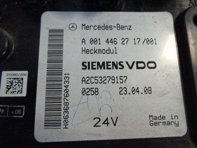 Mercedes-Benz heckmodul control unit ( WORLDWIDE DELIVERY - Centralina electrónica para Camião: foto 2 Mercedes-Benz heckmodul control unit ( WORLDWIDE DELIVERY - Centralina electrónica para Camião: foto 2