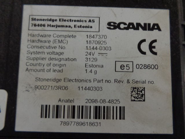 Scania LAS2 - Centralina electrónica para Camião: foto 3 Scania LAS2 - Centralina electrónica para Camião: foto 3