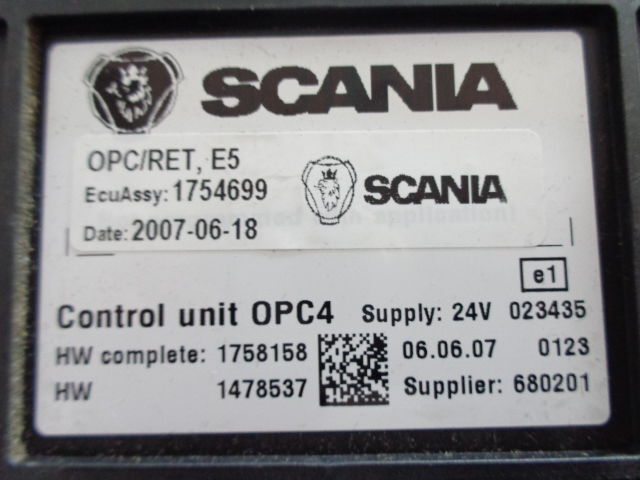 Scania OPC4 RET2 - Centralina electrónica para Camião: foto 2 Scania OPC4 RET2 - Centralina electrónica para Camião: foto 2