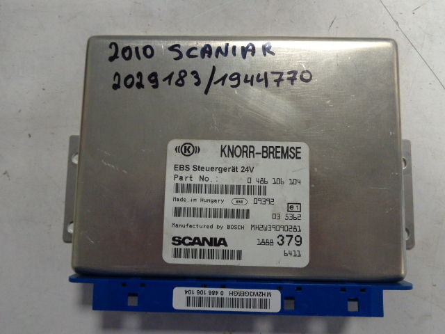 Scania R EBS control unit ECU "WORLDWIDE DELIVERY" - Centralina electrónica para Camião: foto 1 Scania R EBS control unit ECU "WORLDWIDE DELIVERY" - Centralina electrónica para Camião: foto 1