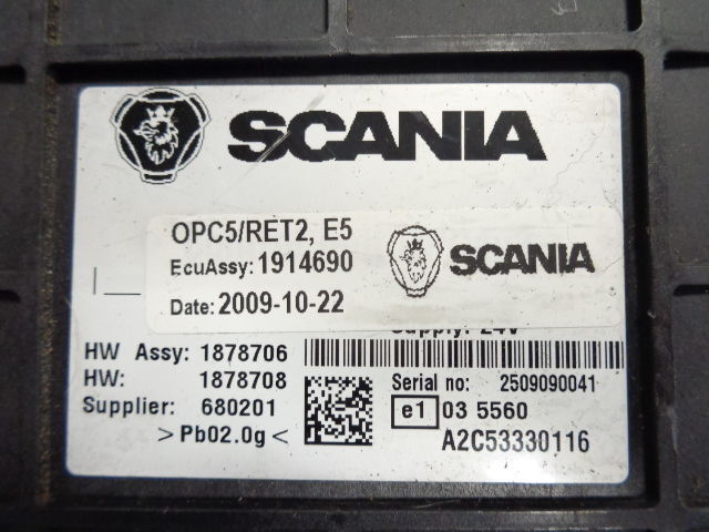 Scania R OPC5 / RET2 retarder control unit - Centralina electrónica para Camião: foto 3 Scania R OPC5 / RET2 retarder control unit - Centralina electrónica para Camião: foto 3