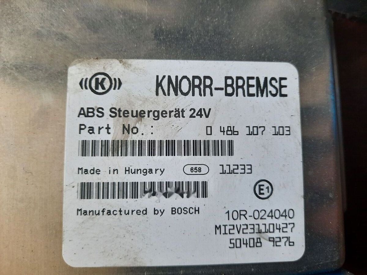 Centralina electrónica para Ônibus Volvo KNOR-BREMSE EBS 0486106063, 0486106028.\\\\ 0486106050 .\\ 063\\   Volvo Scania: foto 13