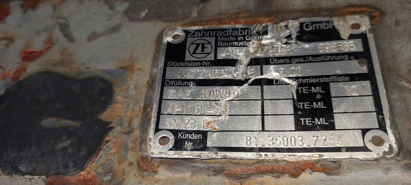 ZF Eaton Неоплан 660.4.22 Мерседес 407. Citara-2.84 DAF-1339G.2.93 - Eixo traseiro: foto 4 ZF Eaton Неоплан 660.4.22 Мерседес 407. Citara-2.84 DAF-1339G.2.93 - Eixo traseiro: foto 4