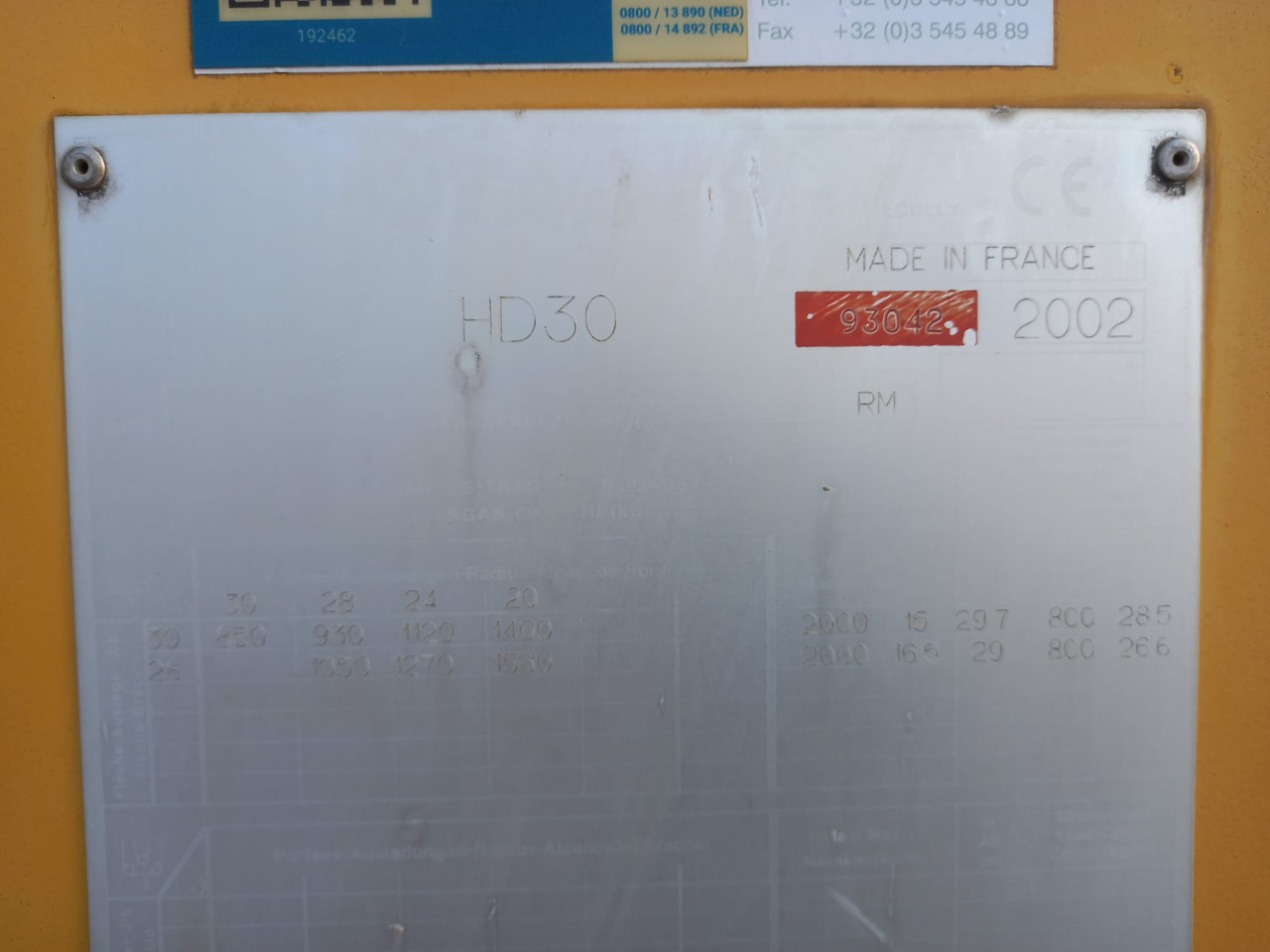 Potain - Grua automontante: foto 1 Potain - Grua automontante: foto 1