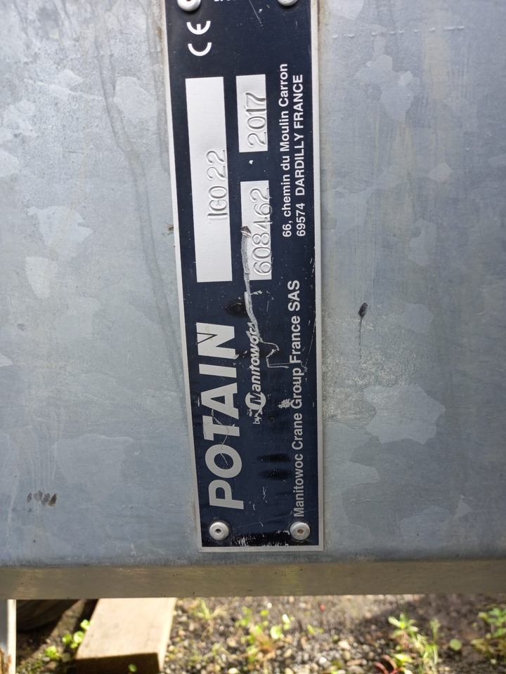 Grua automontante Potain IGO 22: foto 7