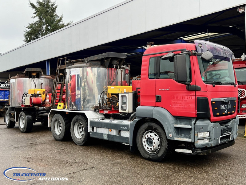 MAN TGS 26.480 6x4 Steel springs, Manuel, R Kolberg Bitumen heater - Camião: foto 1 MAN TGS 26.480 6x4 Steel springs, Manuel, R Kolberg Bitumen heater - Camião: foto 1