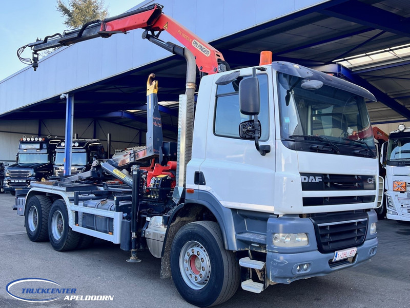 DAF CF 85.410 6x4 Bladgeveerd, Palfinger PK16001, Palift - Camião polibenne, Camião grua: foto 1 DAF CF 85.410 6x4 Bladgeveerd, Palfinger PK16001, Palift - Camião polibenne, Camião grua: foto 1