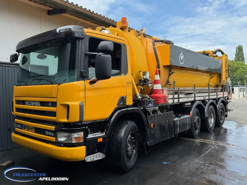 Scania P114GB8X2/4 NA 340 Tussenbak ontbreekt - Caminhão limpa fossa: foto 1 Scania P114GB8X2/4 NA 340 Tussenbak ontbreekt - Caminhão limpa fossa: foto 1
