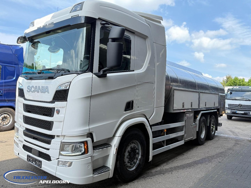 Scania R500 NGS 15000 Liter, Retarder, Stuuras, RVS tank - melk - water - Camião cisterna: foto 2 Scania R500 NGS 15000 Liter, Retarder, Stuuras, RVS tank - melk - water - Camião cisterna: foto 2