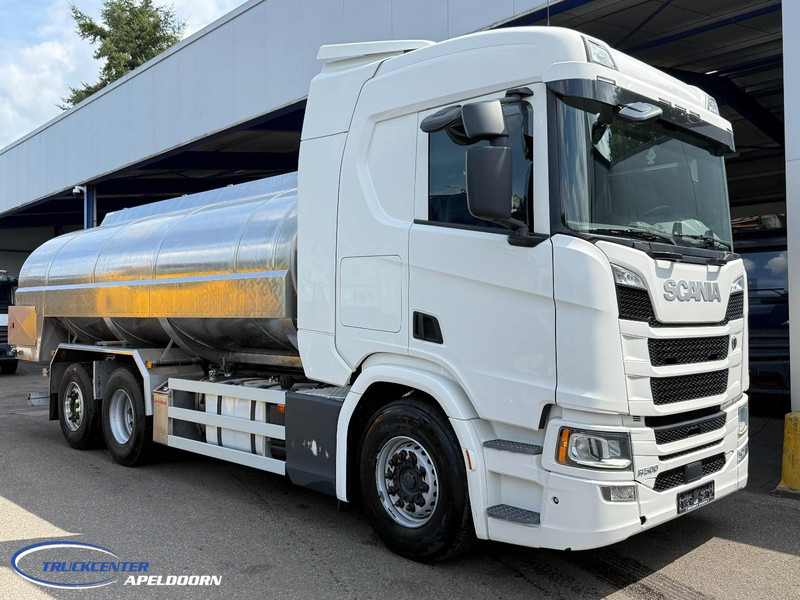 Scania R500 NGS 15000 Liter, Retarder, Stuuras, RVS tank - melk - water - Camião cisterna: foto 1 Scania R500 NGS 15000 Liter, Retarder, Stuuras, RVS tank - melk - water - Camião cisterna: foto 1