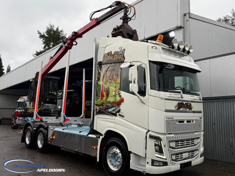 Volvo FH 750 Loglift, 6x4, Dynamic steering, Special painting - Camião de transporte de madeira, Camião grua: foto 1 Volvo FH 750 Loglift, 6x4, Dynamic steering, Special painting - Camião de transporte de madeira, Camião grua: foto 1