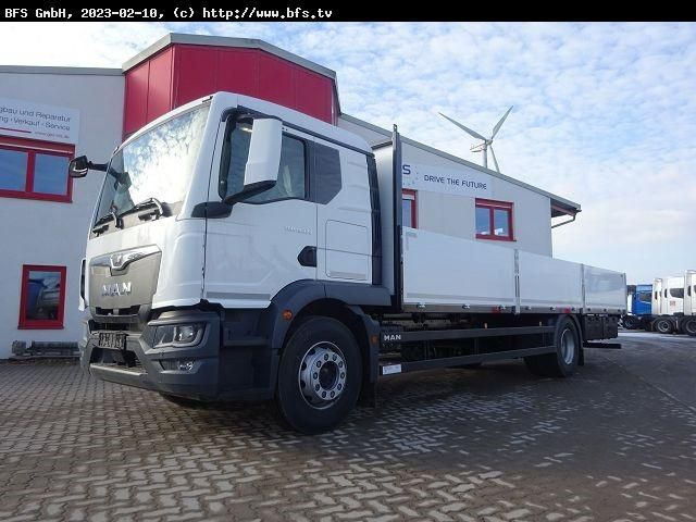 MAN TGM (TG3) 18.320 4x2 BL CH Langmaterialträger, P - Camião de caixa aberta/ Plataforma: foto 1 MAN TGM (TG3) 18.320 4x2 BL CH Langmaterialträger, P - Camião de caixa aberta/ Plataforma: foto 1