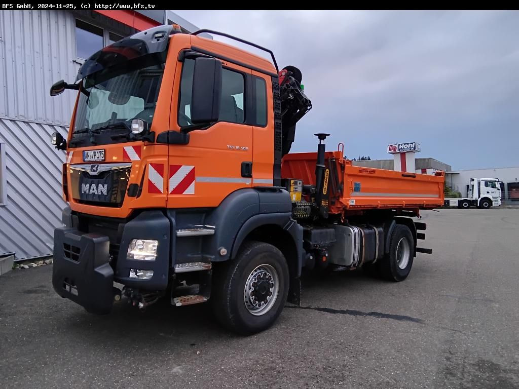 MAN TGS 18.500 4x4 BL Palfinger, WiDi, Hydrodrive - Camião basculante: foto 1 MAN TGS 18.500 4x4 BL Palfinger, WiDi, Hydrodrive - Camião basculante: foto 1