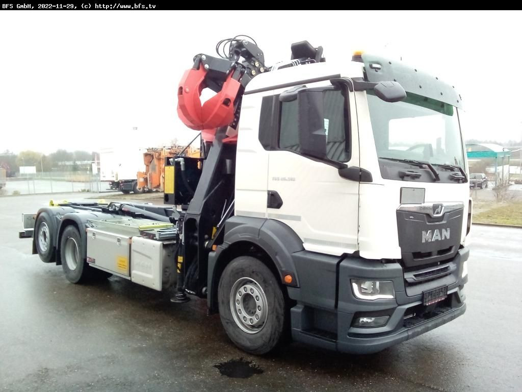 MAN TGS (TG3) 26.510 6x2-4 BL Recyclingkran - Camião polibenne: foto 2 MAN TGS (TG3) 26.510 6x2-4 BL Recyclingkran - Camião polibenne: foto 2