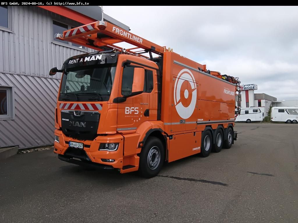 MAN TGS (TG3) 35.510 8x4-4 BL CH Canalmaster F 135 E - Caminhão limpa fossa: foto 1 MAN TGS (TG3) 35.510 8x4-4 BL CH Canalmaster F 135 E - Caminhão limpa fossa: foto 1