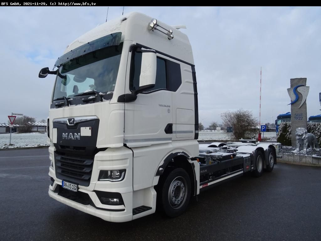 MAN TGX (TG3) 26.510 6x2-4 LL CH Multiwechsler - Camião transportador de contêineres/ Caixa móvel: foto 1 MAN TGX (TG3) 26.510 6x2-4 LL CH Multiwechsler - Camião transportador de contêineres/ Caixa móvel: foto 1