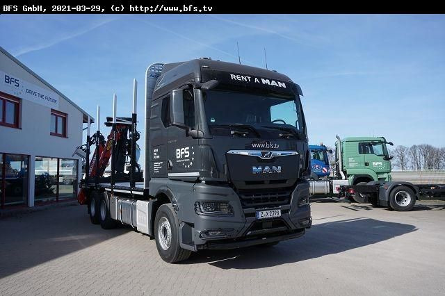 MAN TGX (TG3) 26.510 6x4 BL TG3, Plateau Aufbau - Camião de transporte de madeira: foto 3 MAN TGX (TG3) 26.510 6x4 BL TG3, Plateau Aufbau - Camião de transporte de madeira: foto 3