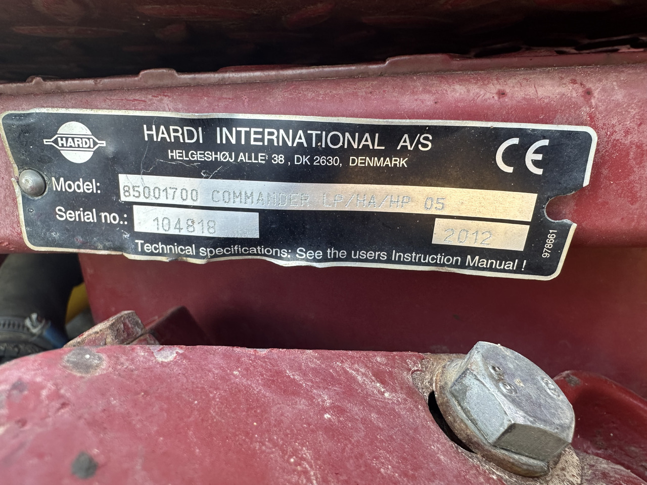 Pulverizador de arrastar Hardi Commander 4400 30m GPS: foto 13