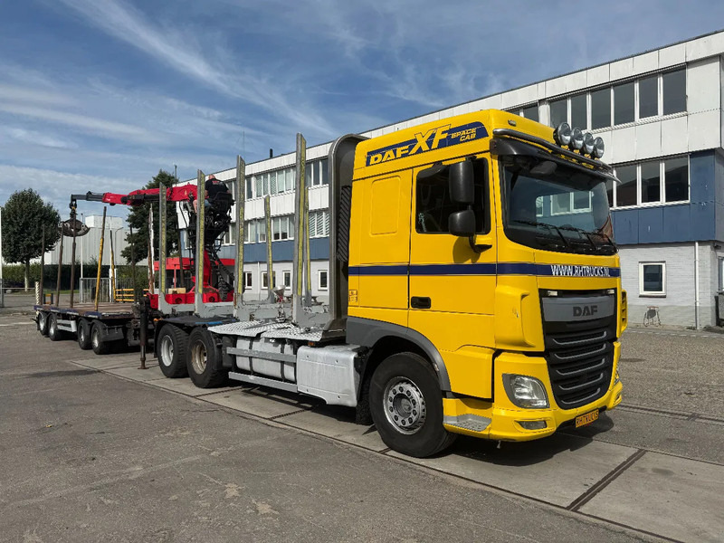 DAF XF 510 6X4 EURO 6 PALFINGER Q150Z + GRIJPER + KELBERG HANGER INTARDER - Camião de caixa aberta/ Plataforma, Camião grua: foto 2 DAF XF 510 6X4 EURO 6 PALFINGER Q150Z + GRIJPER + KELBERG HANGER INTARDER - Camião de caixa aberta/ Plataforma, Camião grua: foto 2