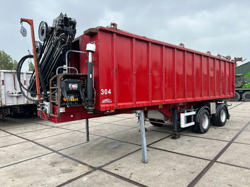 Diversen TIPPER TRAILER WITH HIAB CRANE 099 B-3 HIDUO REMOTE CONTROLE - Semi-reboque basculante: foto 1 Diversen TIPPER TRAILER WITH HIAB CRANE 099 B-3 HIDUO REMOTE CONTROLE - Semi-reboque basculante: foto 1