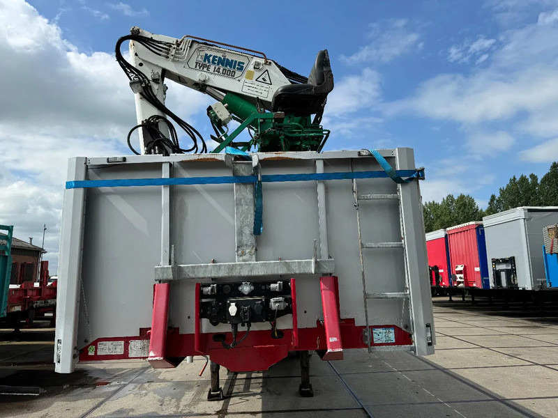 Floor FLO 18 30 S2 + KENNIS CRANE 3X STEERING AXLE - Semi-reboque plataforma/ Caixa aberta: foto 2 Floor FLO 18 30 S2 + KENNIS CRANE 3X STEERING AXLE - Semi-reboque plataforma/ Caixa aberta: foto 2