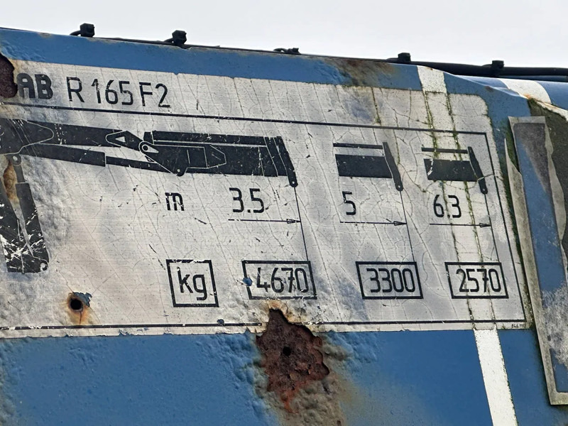 Floor MET HIAB R165-F2, LAATSTE 2 ASSEN GESTUURD - Semi-reboque plataforma/ Caixa aberta: foto 3 Floor MET HIAB R165-F2, LAATSTE 2 ASSEN GESTUURD - Semi-reboque plataforma/ Caixa aberta: foto 3