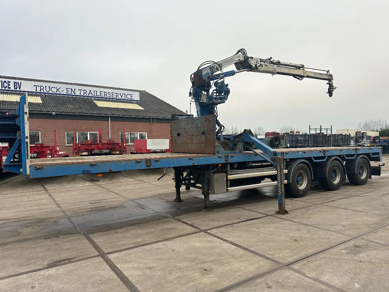 Floor MET HIAB R165-F2, LAATSTE 2 ASSEN GESTUURD - Semi-reboque plataforma/ Caixa aberta: foto 1 Floor MET HIAB R165-F2, LAATSTE 2 ASSEN GESTUURD - Semi-reboque plataforma/ Caixa aberta: foto 1