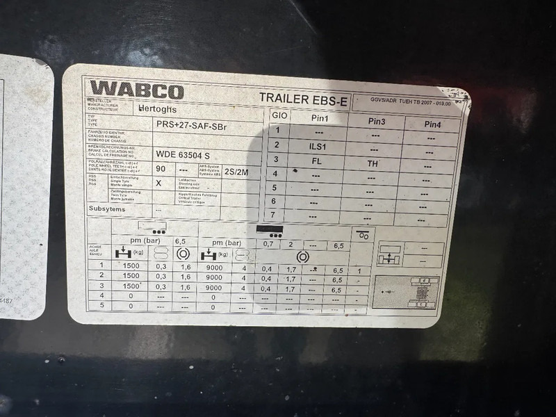 Semi-reboque furgão Hertoghs BOX TRAILER - 3 AXLE SAF 1 LIFT AXLE: foto 10 Semi-reboque furgão Hertoghs BOX TRAILER - 3 AXLE SAF 1 LIFT AXLE: foto 10