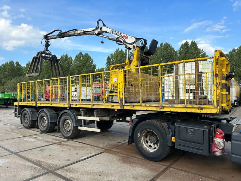 LAG HIAB ROLLER 130 R 2009 - Semi-reboque plataforma/ Caixa aberta: foto 3 LAG HIAB ROLLER 130 R 2009 - Semi-reboque plataforma/ Caixa aberta: foto 3