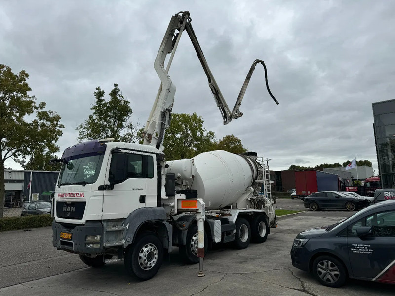 MAN TGS 35.400 8X4 PUTZMEISTER PUMP 21-3 + LIEBHERR MIXER - Autobomba de betão: foto 1 MAN TGS 35.400 8X4 PUTZMEISTER PUMP 21-3 + LIEBHERR MIXER - Autobomba de betão: foto 1