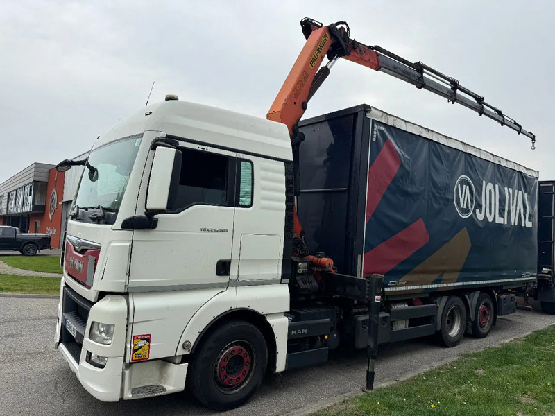 MAN TGX 26.480 6X2 - EURO 6 + PALFINGER PK20002 + REMOTE + LIFTING AXLE - Camião grua: foto 1 MAN TGX 26.480 6X2 - EURO 6 + PALFINGER PK20002 + REMOTE + LIFTING AXLE - Camião grua: foto 1