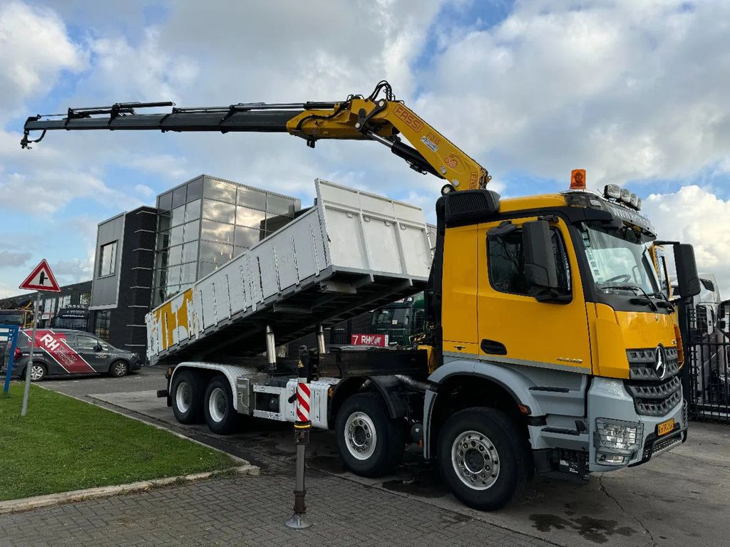 Mercedes-Benz Actros 4448 - 8X4 + EURO 6 + FASSI F315 + REMOTE - Camião de caixa aberta/ Plataforma, Camião grua: foto 2 Mercedes-Benz Actros 4448 - 8X4 + EURO 6 + FASSI F315 + REMOTE - Camião de caixa aberta/ Plataforma, Camião grua: foto 2
