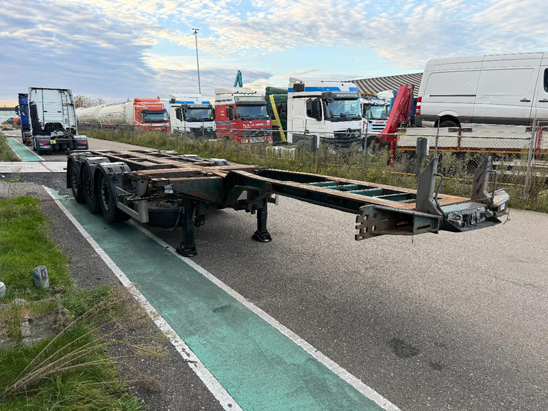 Pacton MULTICHASSIS - 3x EXTENDABLE! - Semi-reboque transportador de contêineres/ Caixa móvel: foto 3 Pacton MULTICHASSIS - 3x EXTENDABLE! - Semi-reboque transportador de contêineres/ Caixa móvel: foto 3