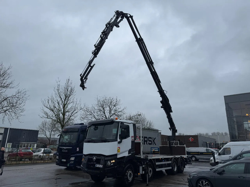 Renault C430 8X4 - EURO 6 + HIAB 288 E-5 + JIB 70X-4 + REMOTE + FULL STEEL SUSP. - Camião de caixa aberta/ Plataforma, Camião grua: foto 3 Renault C430 8X4 - EURO 6 + HIAB 288 E-5 + JIB 70X-4 + REMOTE + FULL STEEL SUSP. - Camião de caixa aberta/ Plataforma, Camião grua: foto 3