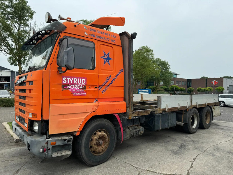 Scania R143-500 V8 6X4 + MANUAL GEARBOX - Camião de caixa aberta/ Plataforma: foto 1 Scania R143-500 V8 6X4 + MANUAL GEARBOX - Camião de caixa aberta/ Plataforma: foto 1