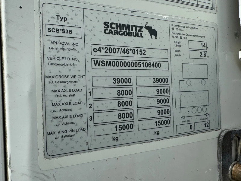 Locação financeira de Schmitz Cargobull THERMO KING SLXE200 BPW AXLE Schmitz Cargobull THERMO KING SLXE200 BPW AXLE: foto 10