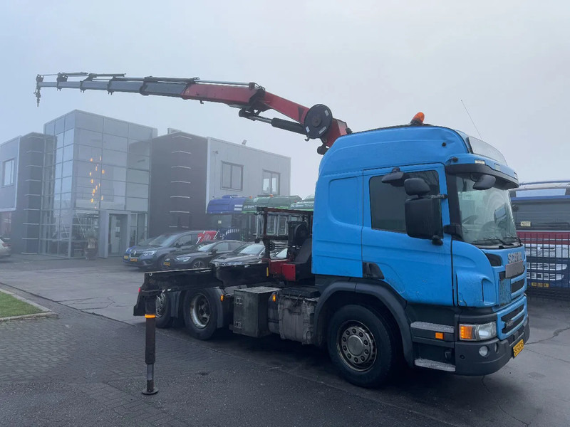 Scania P450 6X2 - EURO 6 + HMF 2620-K5 + REMOTE + LIFT AXLE - Tractor: foto 1 Scania P450 6X2 - EURO 6 + HMF 2620-K5 + REMOTE + LIFT AXLE - Tractor: foto 1