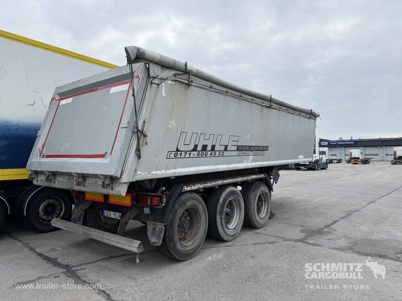 KEMPF Tipper Alu-square sided body 28m³ - Semi-reboque basculante: foto 1 KEMPF Tipper Alu-square sided body 28m³ - Semi-reboque basculante: foto 1