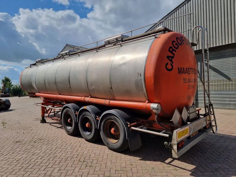 Semi-reboque cisterna Burg Chemical - INOX - RVS - 31 m3 - 3 Comp.: foto 8