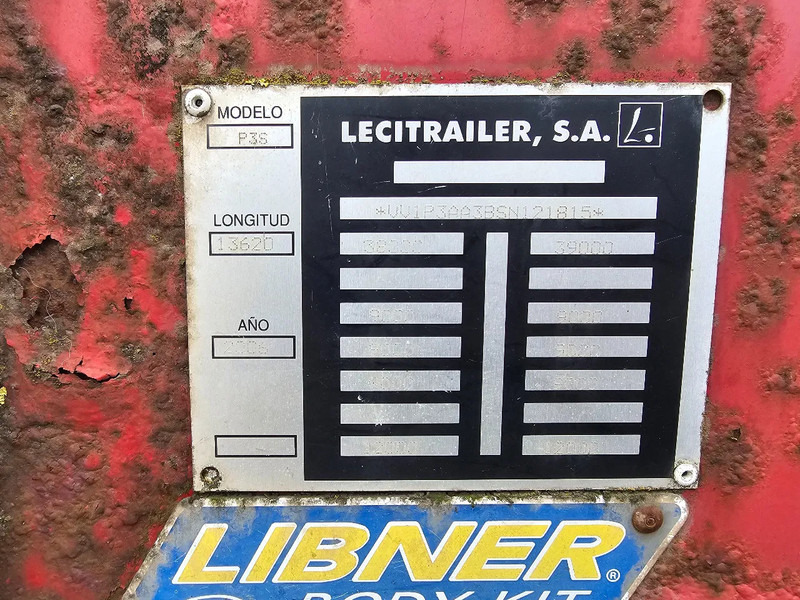 Semi-reboque de lona Lecitrailer 3E20BD01P: foto 12 Semi-reboque de lona Lecitrailer 3E20BD01P: foto 12