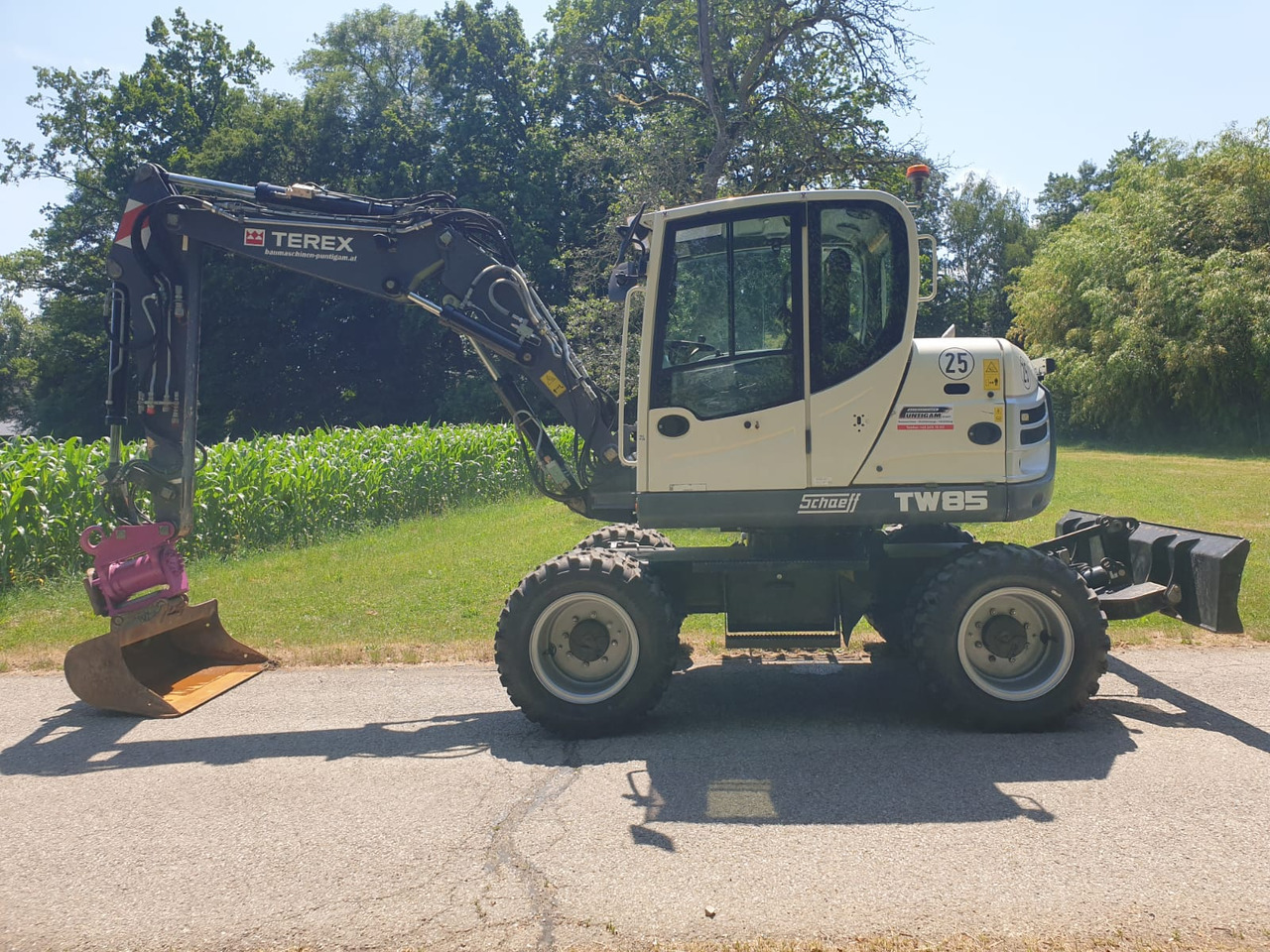 Terex TW 85 - Escavadeira de rodas: foto 1 Terex TW 85 - Escavadeira de rodas: foto 1