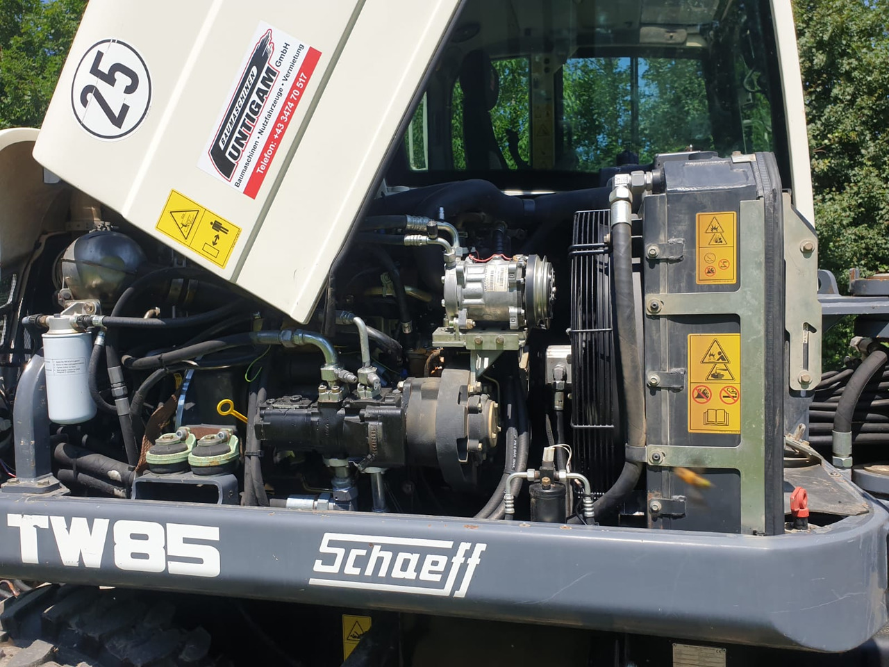 Escavadeira de rodas Terex TW 85: foto 12