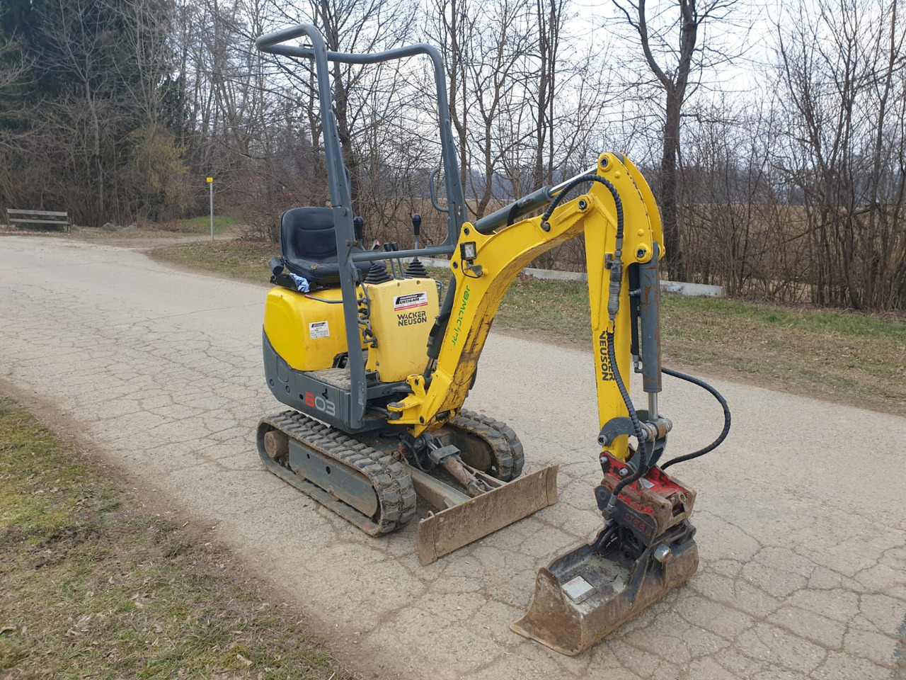 Wacker Neuson 803 - Mini escavadeira: foto 4 Wacker Neuson 803 - Mini escavadeira: foto 4