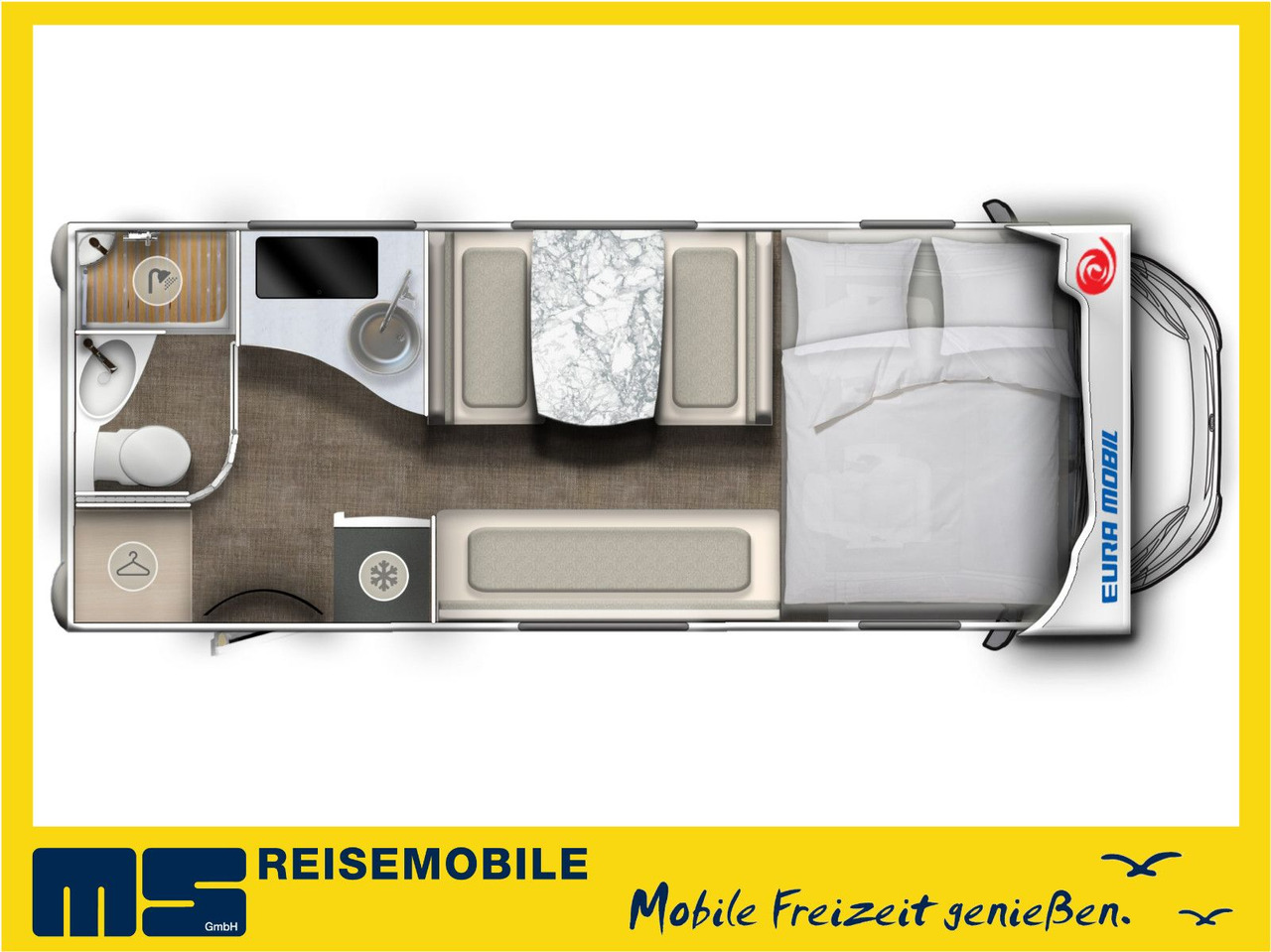 Eura Mobil ACTIVA ONE 630 LS / -2025- / 140PS / RAUMWUNDER - Autocaravana capucine: foto 2 Eura Mobil ACTIVA ONE 630 LS / -2025- / 140PS / RAUMWUNDER - Autocaravana capucine: foto 2