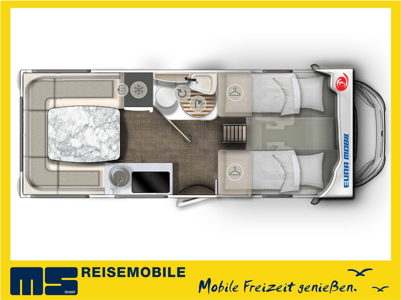Eura Mobil ACTIVA ONE 650 HS /MODELL 2025/ HECKSITZGRUPPE - Autocaravana capucine: foto 2 Eura Mobil ACTIVA ONE 650 HS /MODELL 2025/ HECKSITZGRUPPE - Autocaravana capucine: foto 2