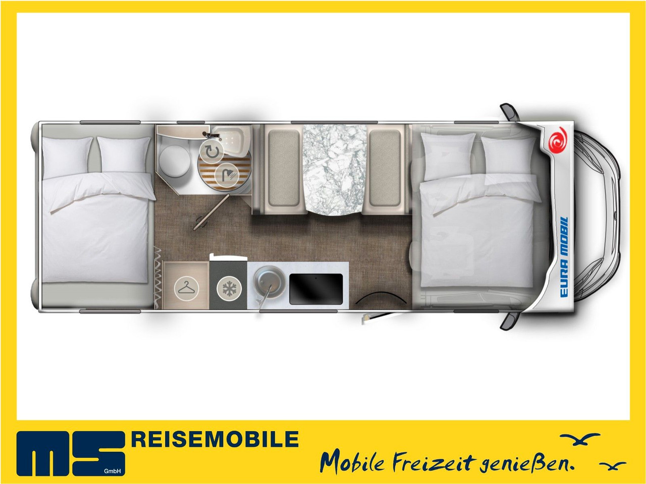 Eura Mobil ACTIVA ONE 690 HB / 180PS-40H MAXI/ PANORAMADACH - Autocaravana capucine: foto 2 Eura Mobil ACTIVA ONE 690 HB / 180PS-40H MAXI/ PANORAMADACH - Autocaravana capucine: foto 2