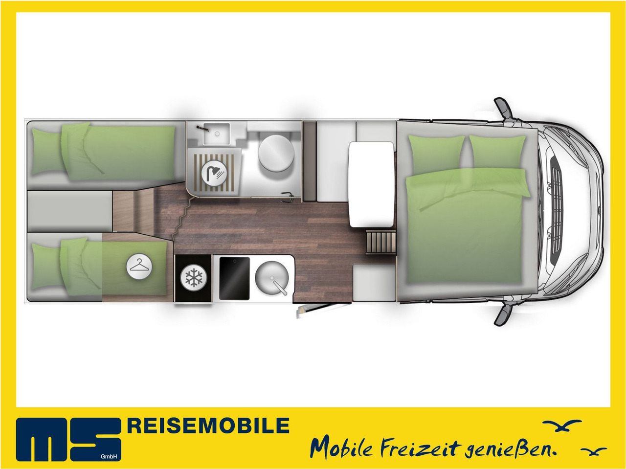 Forster A 699 EB / -2025- / 140PS/ EINZELBETTEN & GARAGE - Autocaravana capucine: foto 2 Forster A 699 EB / -2025- / 140PS/ EINZELBETTEN & GARAGE - Autocaravana capucine: foto 2