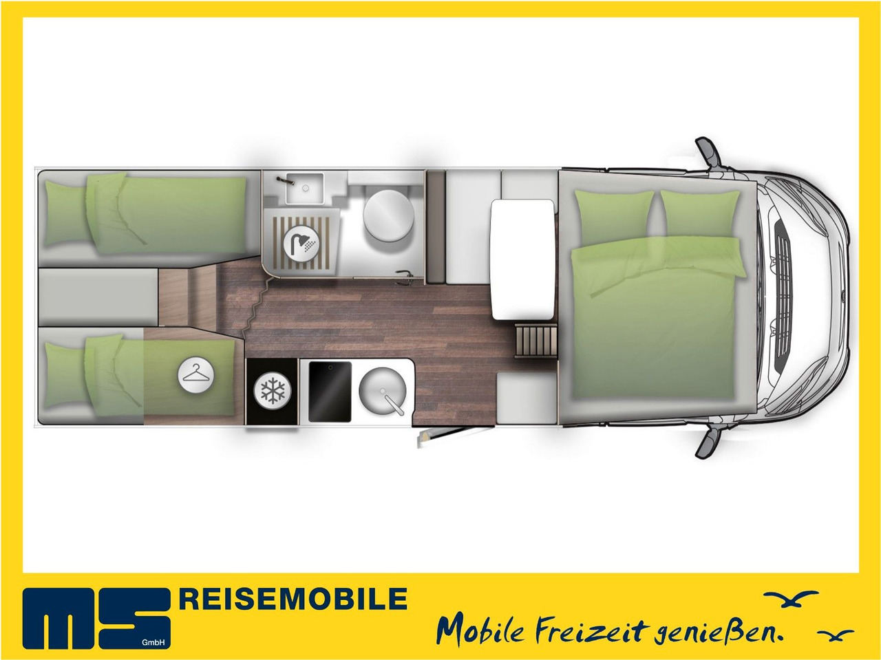 Forster A 699 EB / - 2026 - / 165 PS - 8G / EINZELBETTEN - Autocaravana capucine: foto 2 Forster A 699 EB / - 2026 - / 165 PS - 8G / EINZELBETTEN - Autocaravana capucine: foto 2