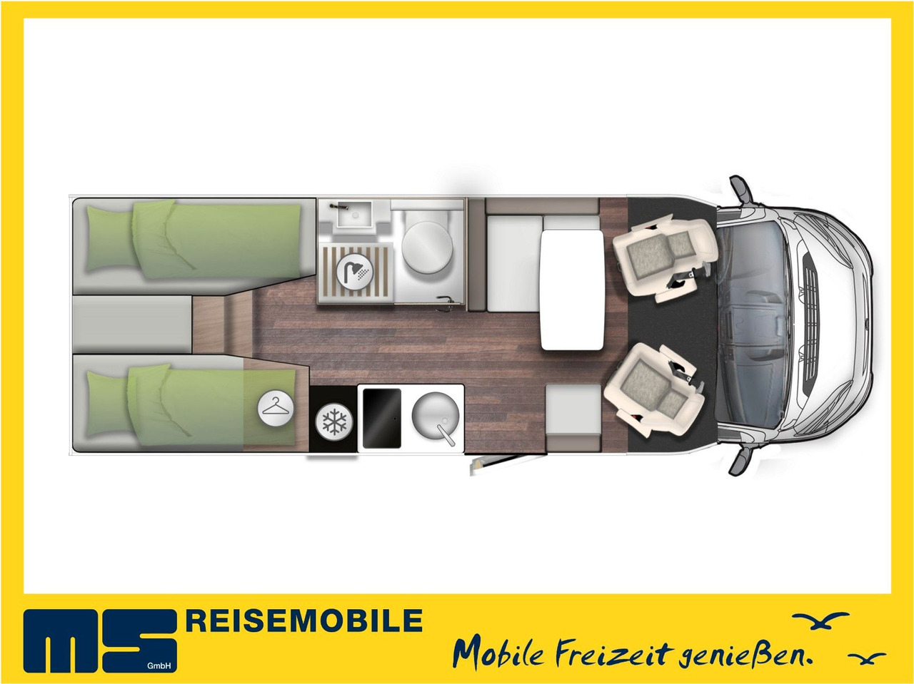 Forster T 699 EB / -MODELL 2025-/ EINZELBETTEN & HUBBETT - Autocaravana perfilada: foto 2 Forster T 699 EB / -MODELL 2025-/ EINZELBETTEN & HUBBETT - Autocaravana perfilada: foto 2