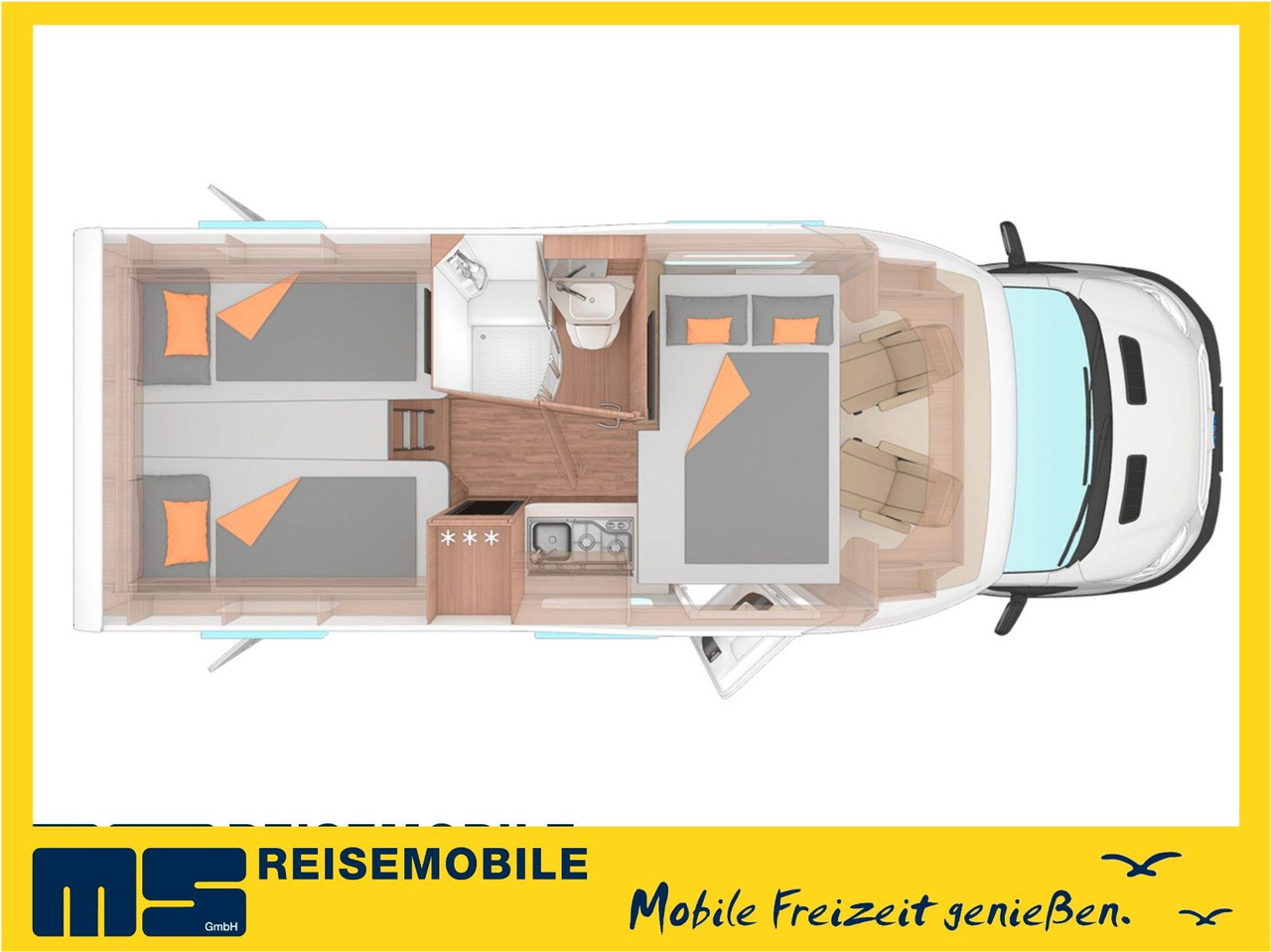 Weinsberg CARASUITE 650 MEG/155-DSG/EINZELBETTEN & HUBBETT - Autocaravana perfilada: foto 2 Weinsberg CARASUITE 650 MEG/155-DSG/EINZELBETTEN & HUBBETT - Autocaravana perfilada: foto 2